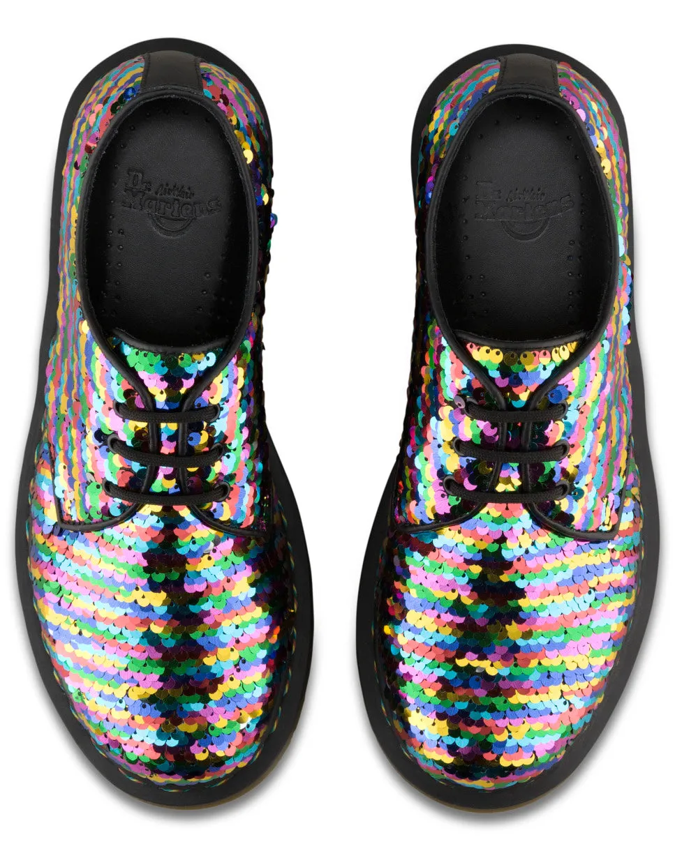 1461 Pascal Rainbow Sequin Oxford