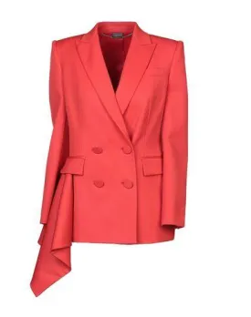 Alexander Mcqueen Women Blazer Red 10 UK