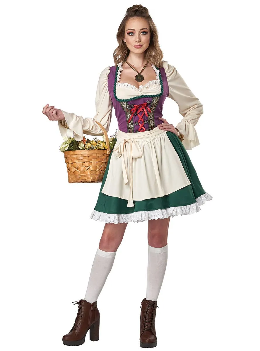 Beer Garden Girl Womens Oktoberfest Costume