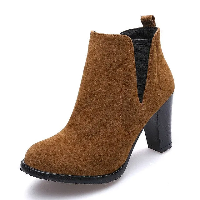 Boots Woman Shoes High Heels Western