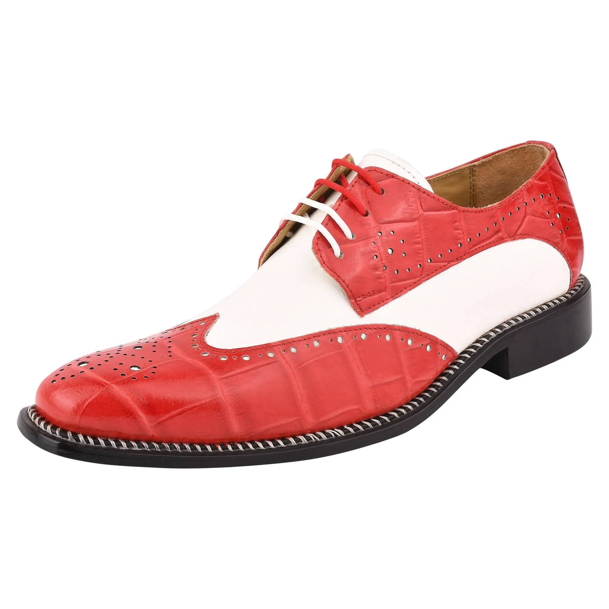 Boyka Leather Red Bottom Oxford Style Dress Shoes