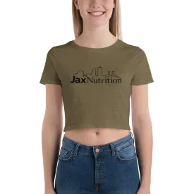 Jax Nutrition Black Logo Women's Crop Tee | Bella   Canvas 6681