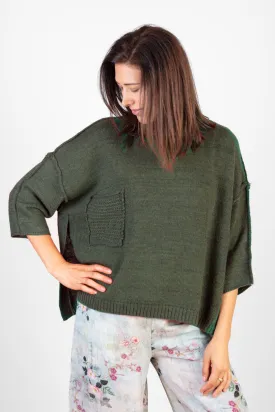 Khaki Pocket Knit