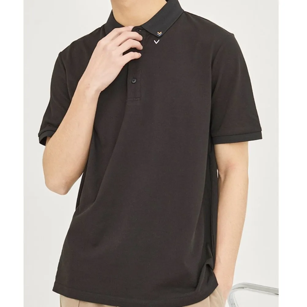 Mens Polo T-Shirt with Front Logo's