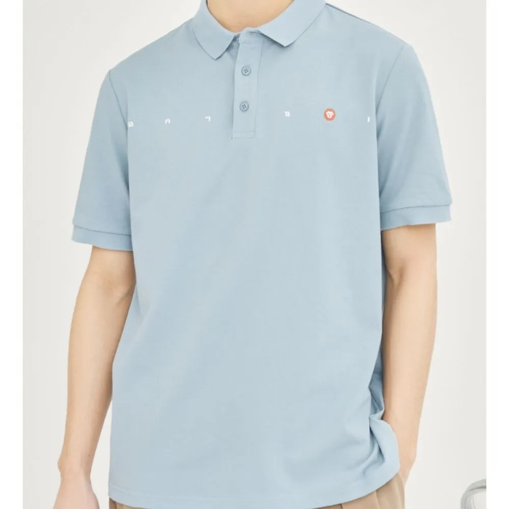 Mens Polo T-Shirt with Front Logo's