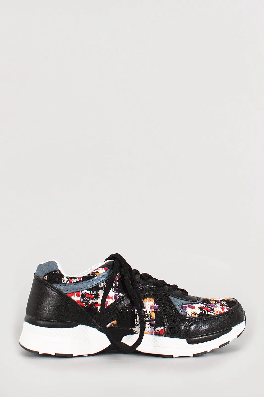 Misbehave Round Toe Lace Up Sneaker