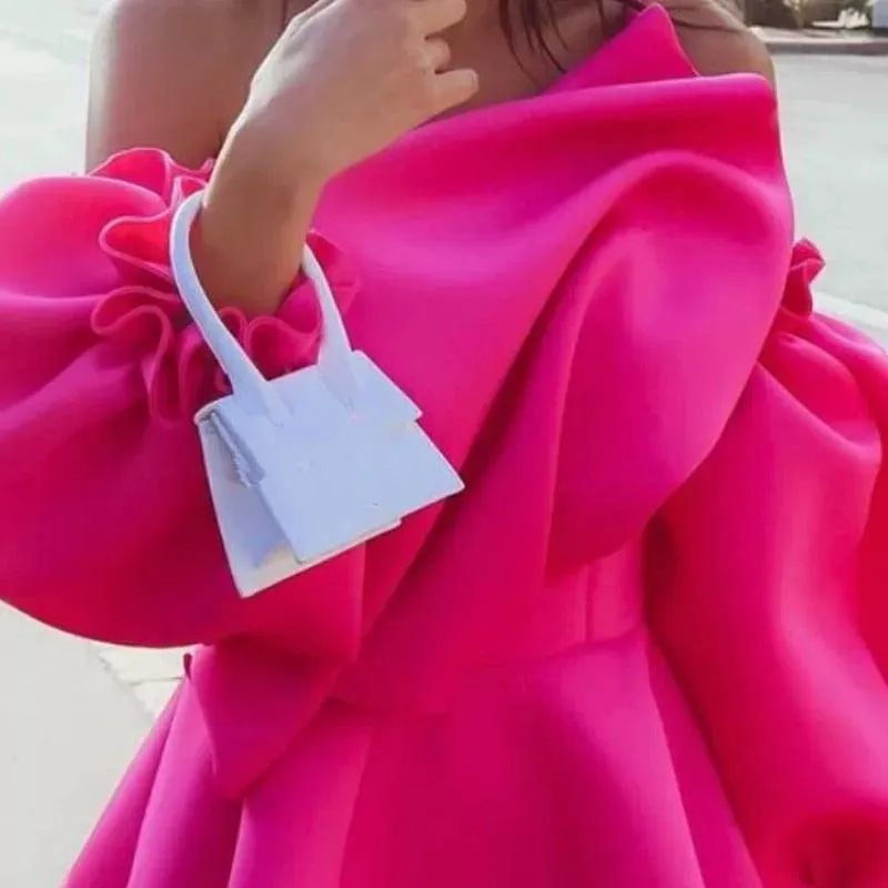 Pink Rush Ruffled Dress