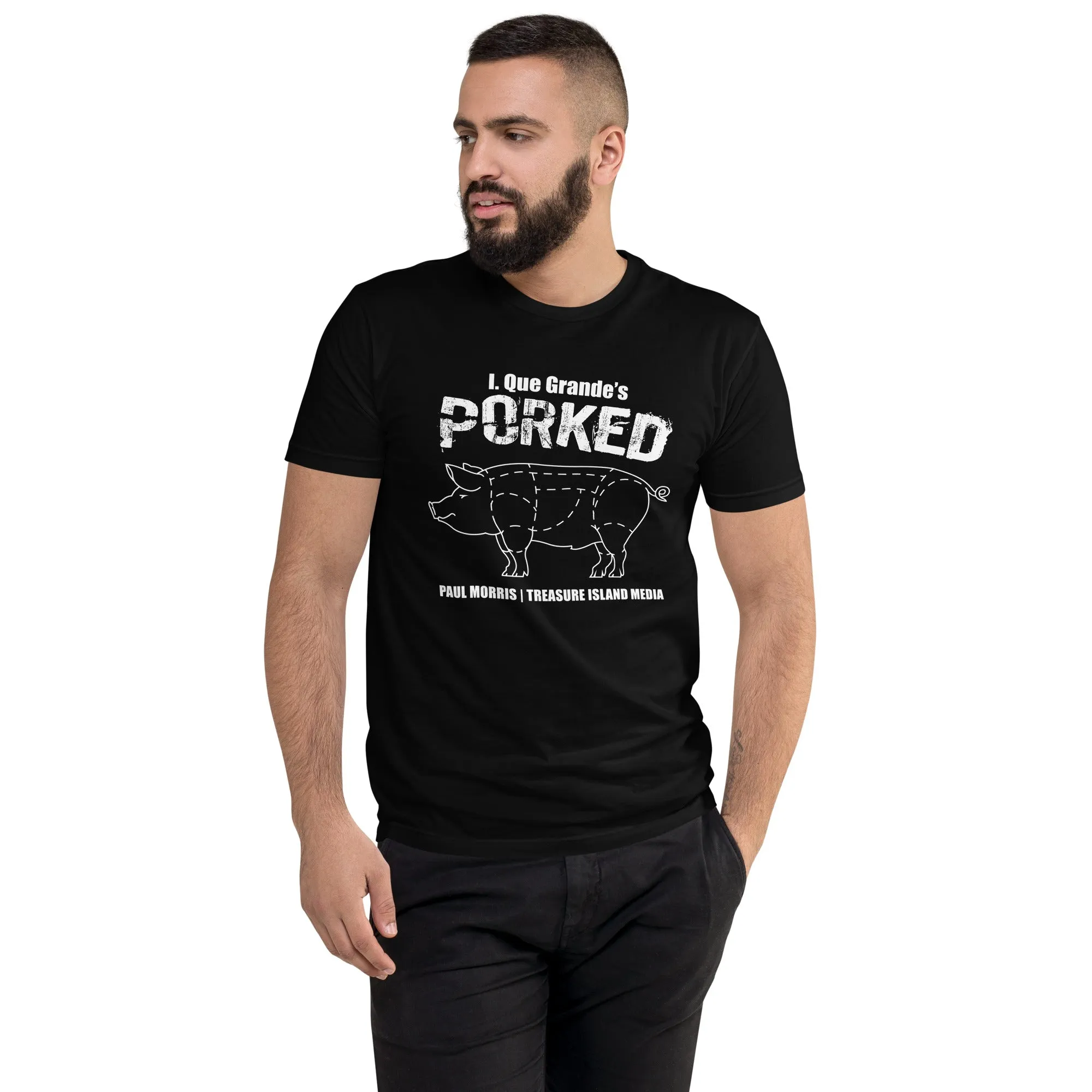 Porked T-shirt (black/white)