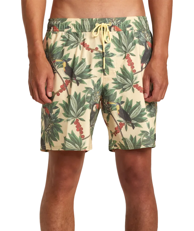 RVCA Mens Barnes Elastic 17" Boardshorts