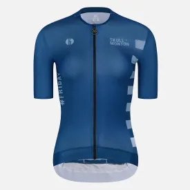 Skull Monton Cycling Jersey Womens Friday II Blue