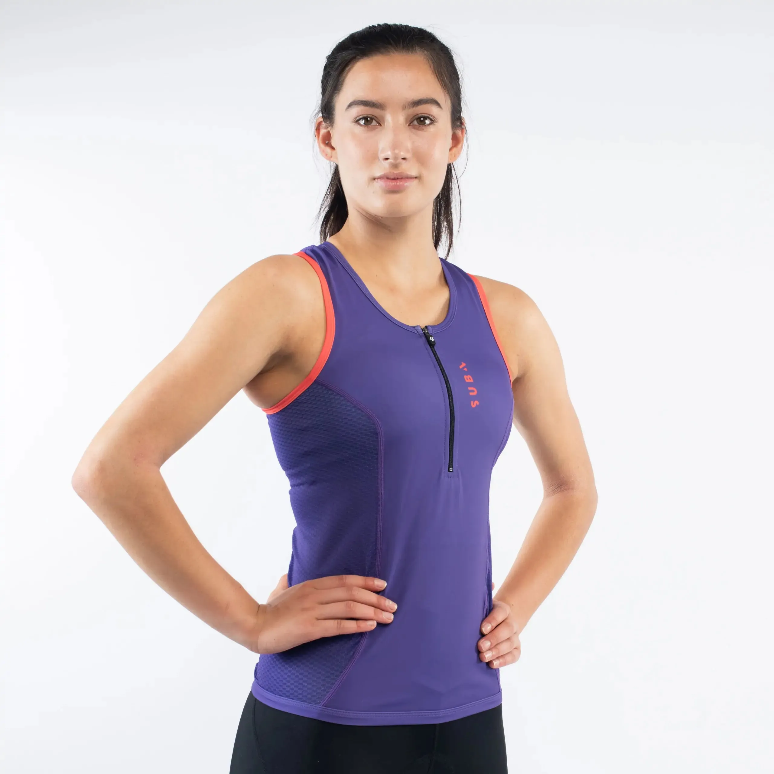 Sub4 Women's Endurance Tri Singlet- Purple Sub