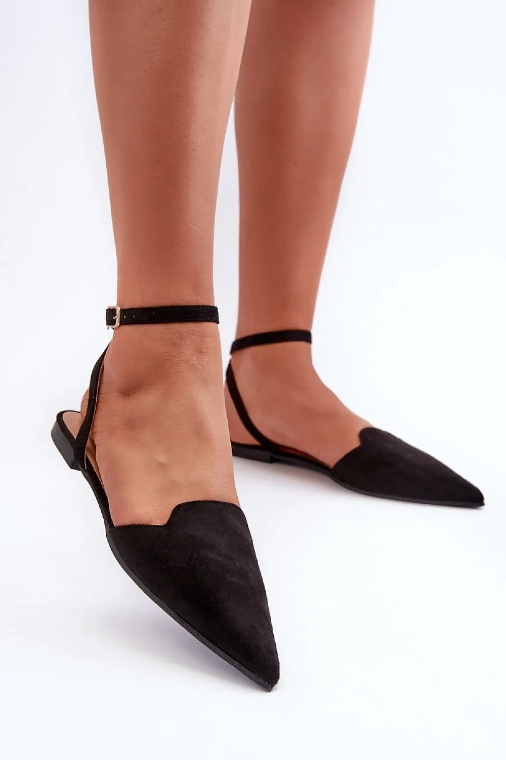 TEEK - Double Style Ankle Tie Ballet Flats