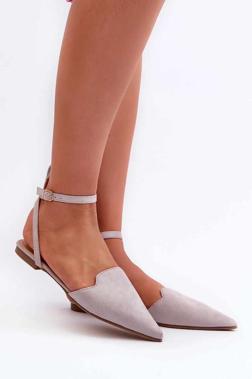 TEEK - Double Style Ankle Tie Ballet Flats