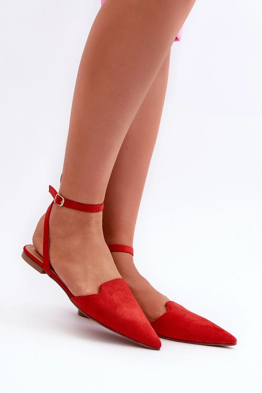 TEEK - Double Style Ankle Tie Ballet Flats