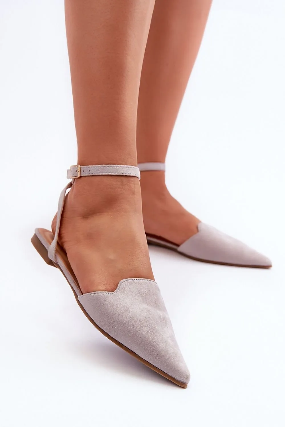 TEEK - Double Style Ankle Tie Ballet Flats