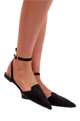 TEEK - Double Style Ankle Tie Ballet Flats