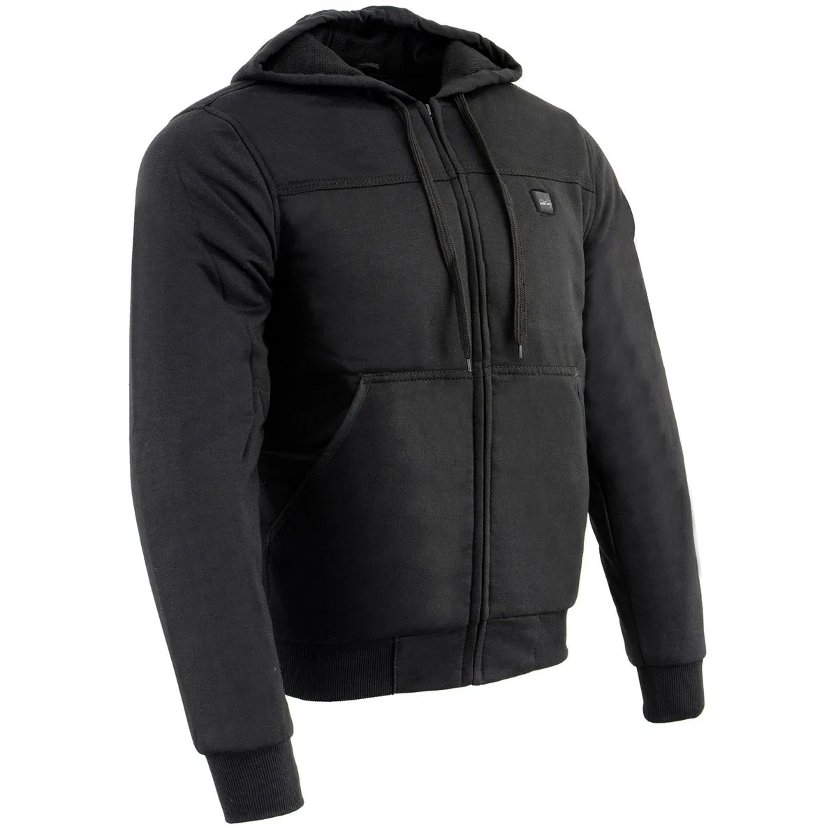 The Bikers Zone BZ2813 Men's Black Ultimate Heated Hoodie with 12V