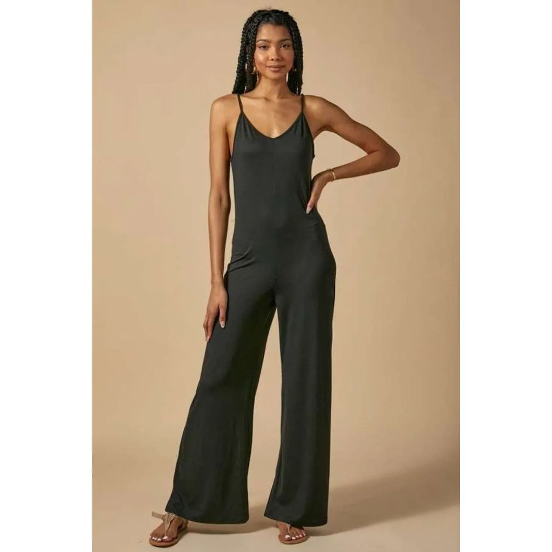 Wide Leg Cami Jumpsuit