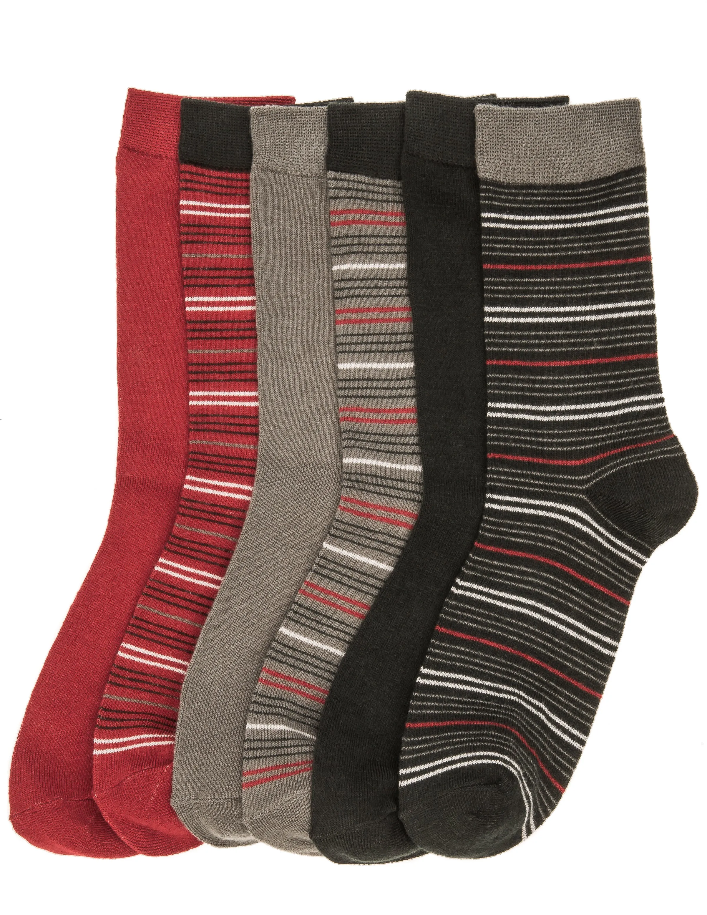 Women's Soft Premium Crew Socks - 6 Pairs